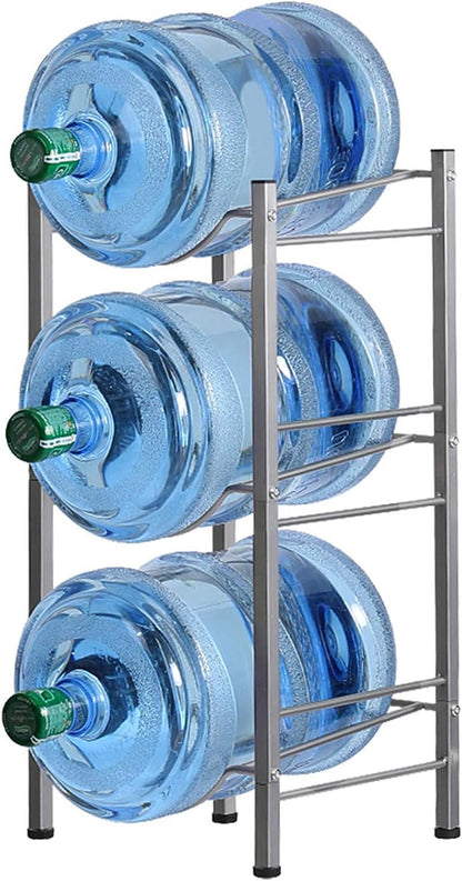 Water Cooler Jug Rack, 4-Tier Heavy Duty Water Bottle Holder Storage Rack for 5 Gallon Water Dispenser, 5 Gallon Water bottle Holder, 5 Gallon Water Jug Holder