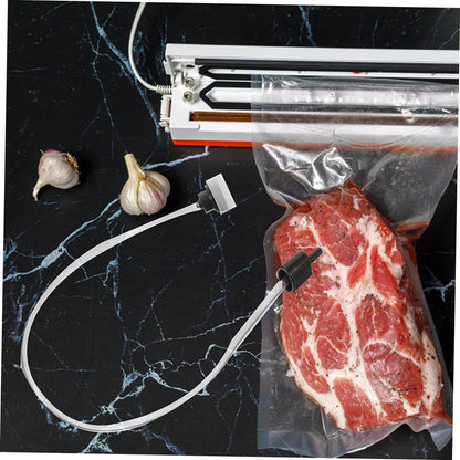 3pcs Food Sealing Saving Adapter Vacuum Sealer Hose External Vacuum Sealer Hose for Food Storage Adapter