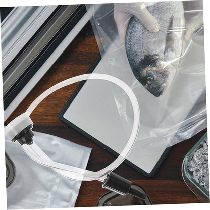 3pcs Food Sealing Saving Adapter Vacuum Sealer Hose External Vacuum Sealer Hose for Food Storage Adapter