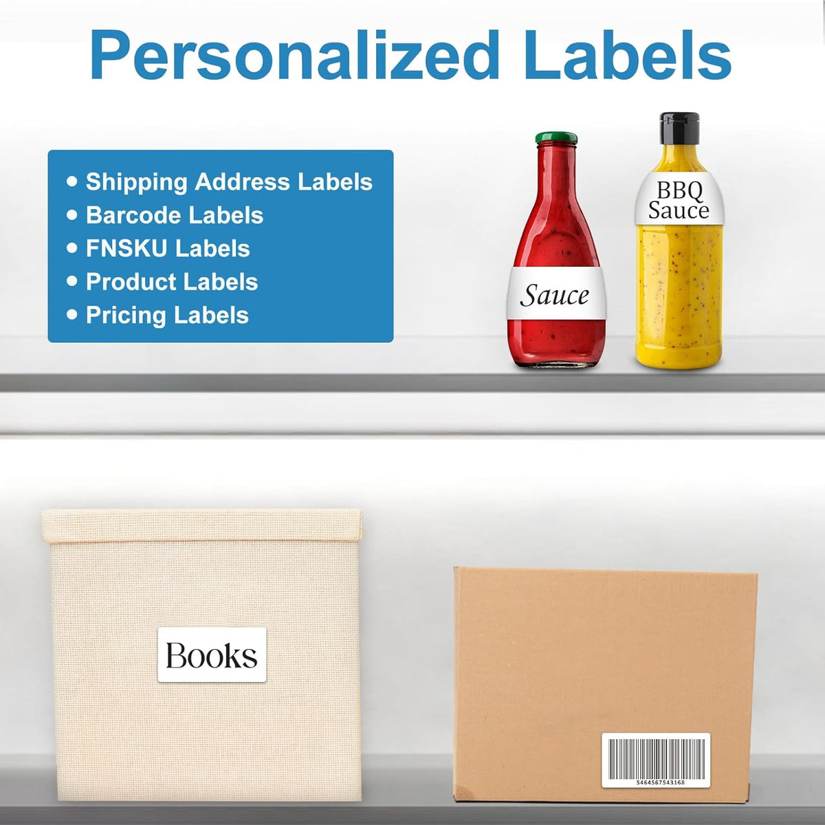 4" x 2" Premium Thermal Labels (1000/Roll) – Compatible with Direct Thermal Printers. Ideal for Shipping, Inventory Management, Barcode Systems, and FBA SKU Labeling