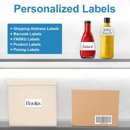 4" x 2" Premium Thermal Labels (1000/Roll) – Compatible with Direct Thermal Printers. Ideal for Shipping, Inventory Management, Barcode Systems, and FBA SKU Labeling