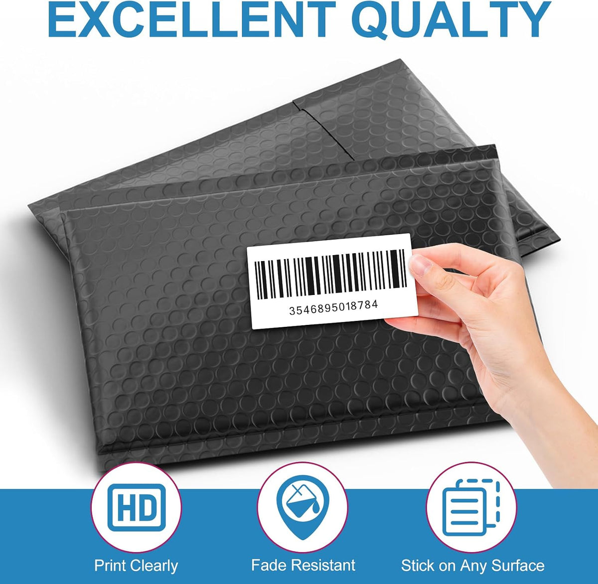 4" x 2" Premium Thermal Labels (1000/Roll) – Compatible with Direct Thermal Printers. Ideal for Shipping, Inventory Management, Barcode Systems, and FBA SKU Labeling