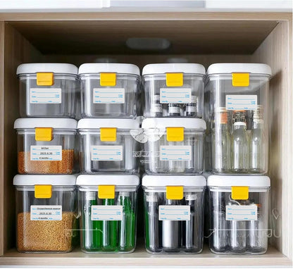 1000 Labels for Food Containers, No-Residue Food Labels and Easy to Write on, Removable Date Freezer Labels Sticker, 1 x 2 Inch
