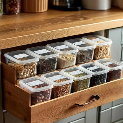 1000 Labels for Food Containers, No-Residue Food Labels and Easy to Write on, Removable Date Freezer Labels Sticker, 1 x 2 Inch