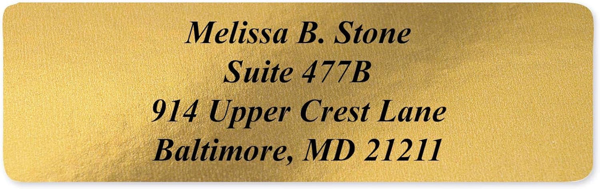 Clear Personalized Return Address Labels Without Dispenser - Roll of 250 Custom See Through Transparent Stickers