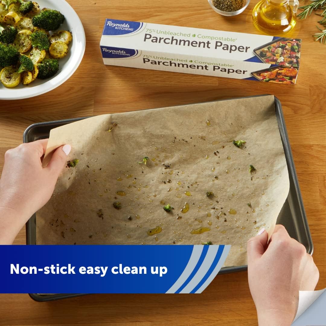 Reynolds Kitchens Unbleached Parchment Paper Roll, 45sq ft