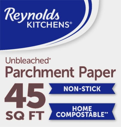 Reynolds Kitchens Unbleached Parchment Paper Roll, 45sq ft