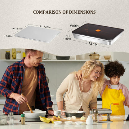 stainless steelFood Storage Containers setsstorage box with lidfreezer FrozenKitchen tray with lidOven plateSide dish plate Freezer & Dishwasher Safe