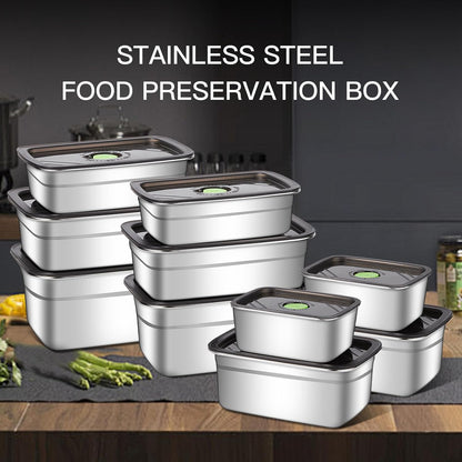 stainless steelFood Storage Containers setsstorage box with lidfreezer FrozenKitchen tray with lidOven plateSide dish plate Freezer & Dishwasher Safe