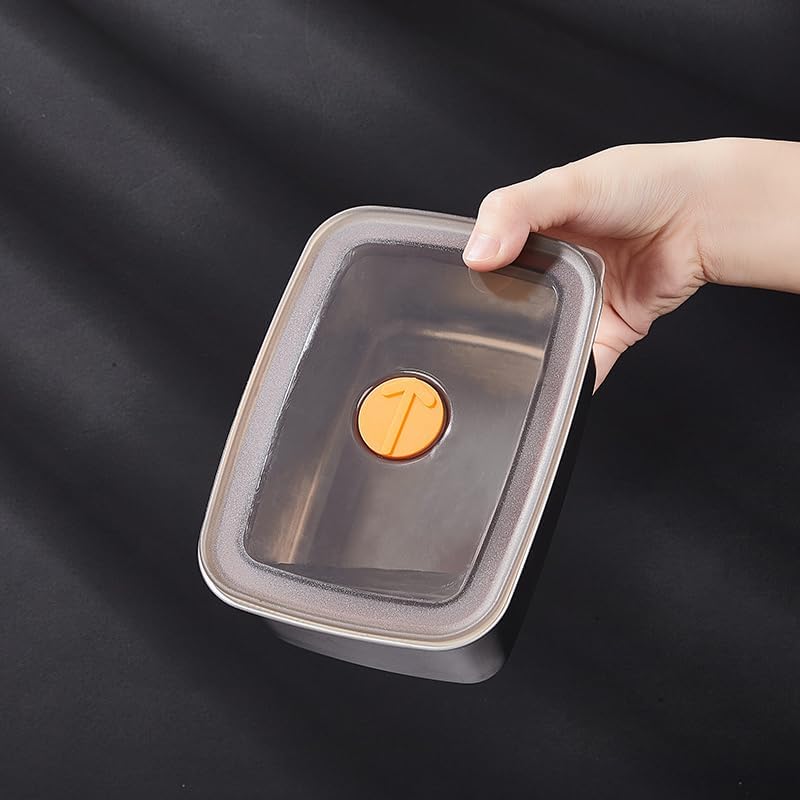 stainless steelFood Storage Containers setsstorage box with lidfreezer FrozenKitchen tray with lidOven plateSide dish plate Freezer & Dishwasher Safe