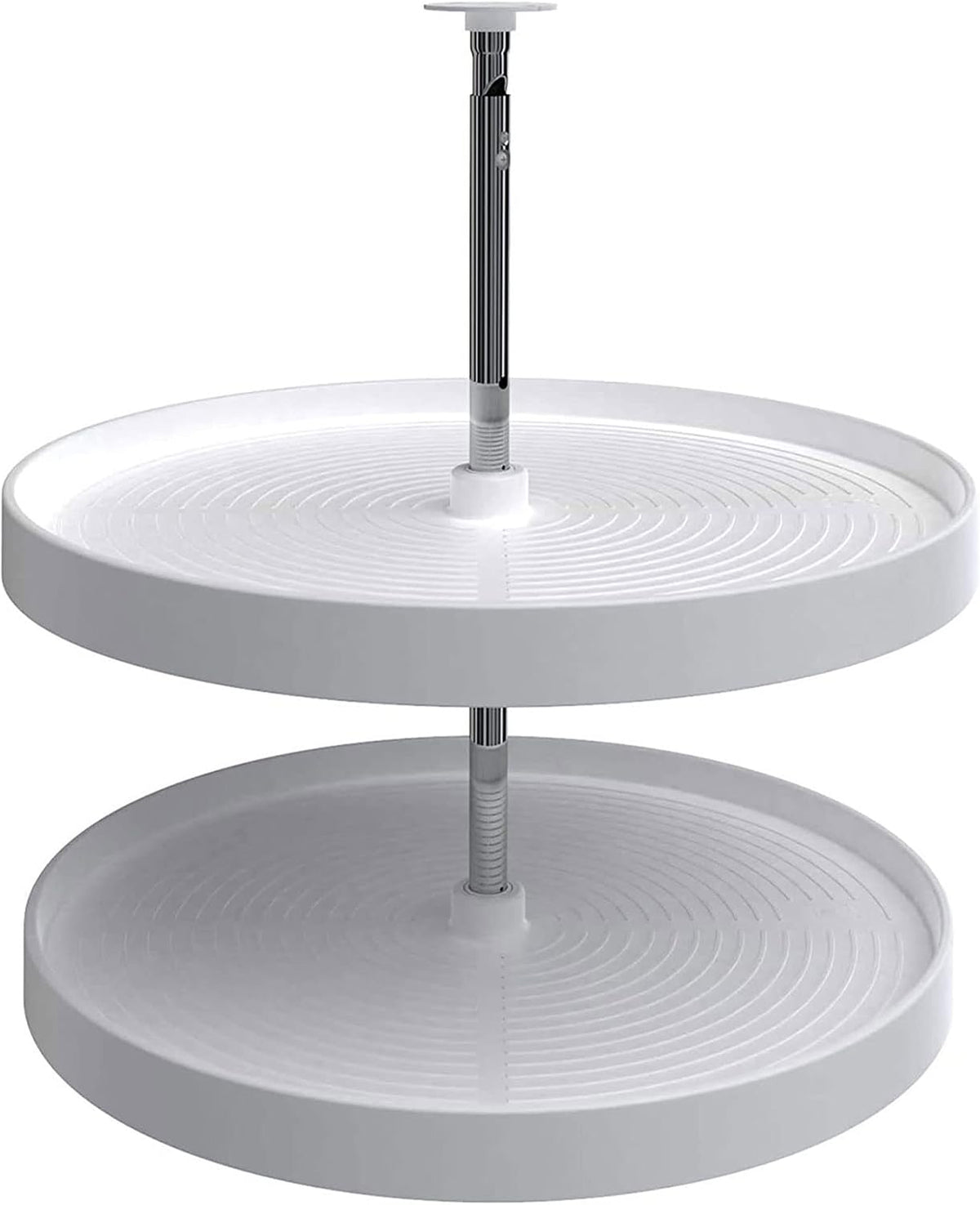 28" Full-Circle Dual Tier Lazy Susan for Corner Wall Cabinets