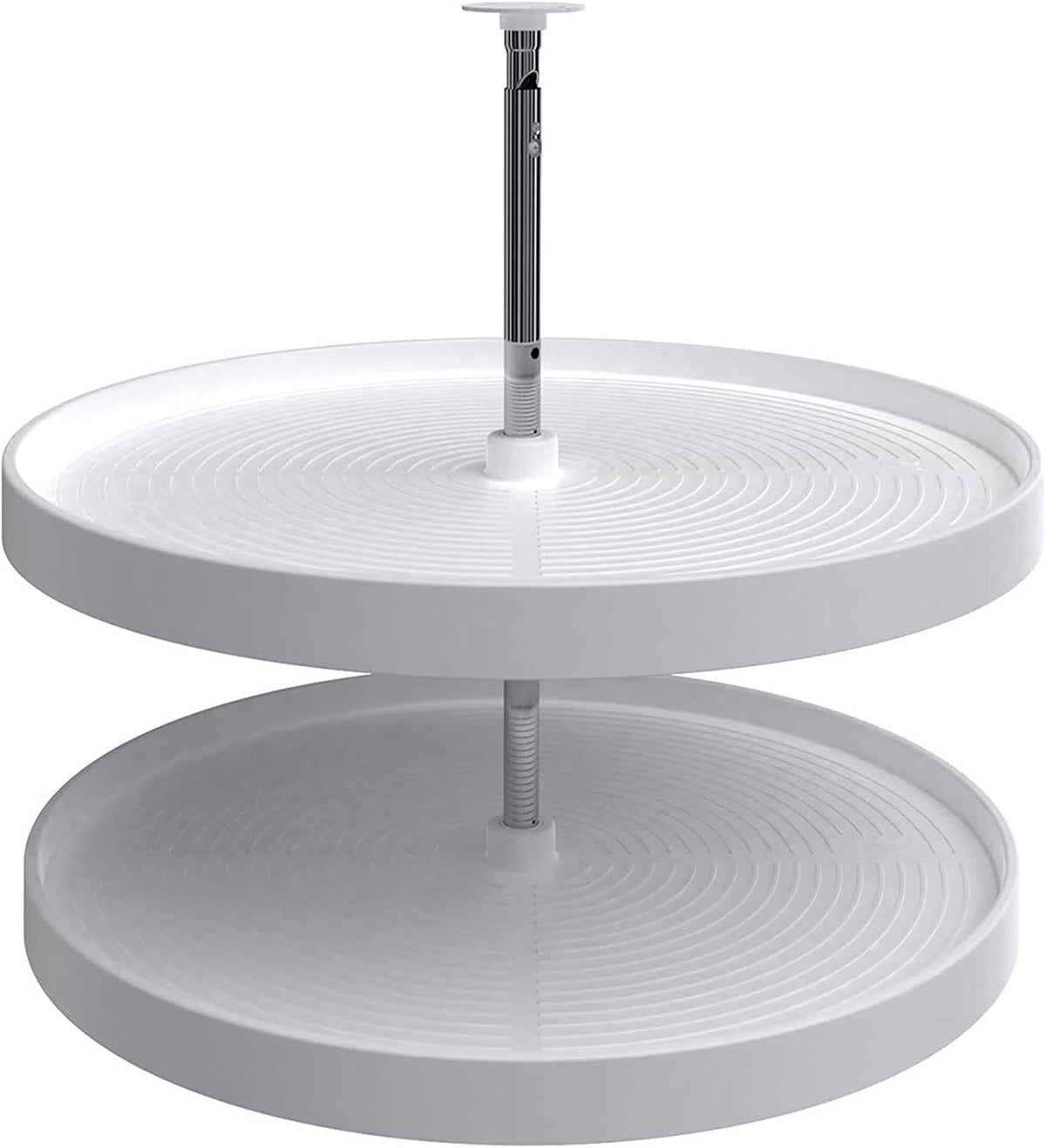 28" Full-Circle Dual Tier Lazy Susan for Corner Wall Cabinets
