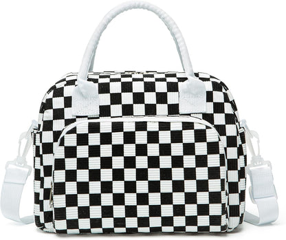 Insulated Lunch Bag for Women Men Large Reusable Lunch Box Adult Leakproof Portable Cooler Tote Bags for Work Picnic