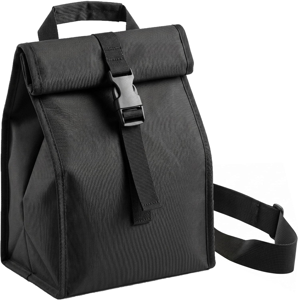 Insulated Foldable Lunch Bag- Lightweight Portable with Adjustable Shoulder Strap Lunch Box for Men, Women, Office, Work, Picnic, Hiking and Beach