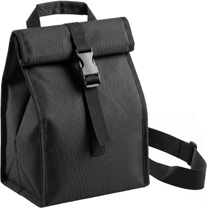 Insulated Foldable Lunch Bag- Lightweight Portable with Adjustable Shoulder Strap Lunch Box for Men, Women, Office, Work, Picnic, Hiking and Beach