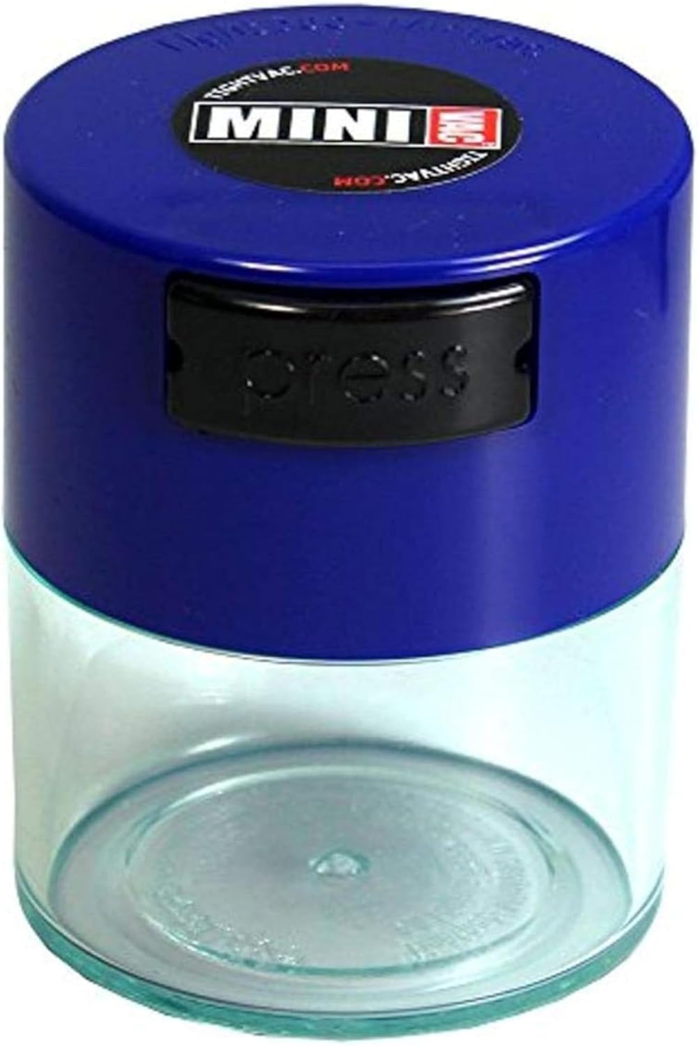 TIGHTPAC MINIVAC Portable Vacuum Seal Airtight Container – Keeps Coffee Beans, Grounds, Tea, Spices & Herbs Fresh Longer – Travel-Ready, NSF-Certified Food-Grade Storage, 10 to 30 Grams, White