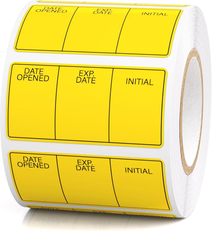Date Opened Medication Instruction Lables Stickers 0.78 x 1.57 Inch