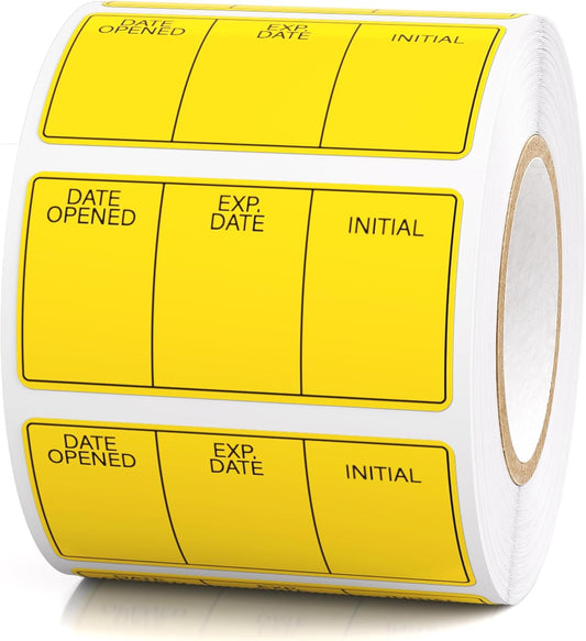 Date Opened Medication Instruction Lables Stickers 0.78 x 1.57 Inch