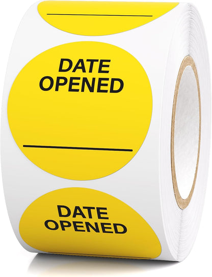 Date Opened Medication Instruction Lables Stickers 0.78 x 1.57 Inch