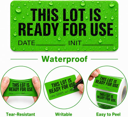 Date Opened Medication Instruction Lables Stickers 0.78 x 1.57 Inch