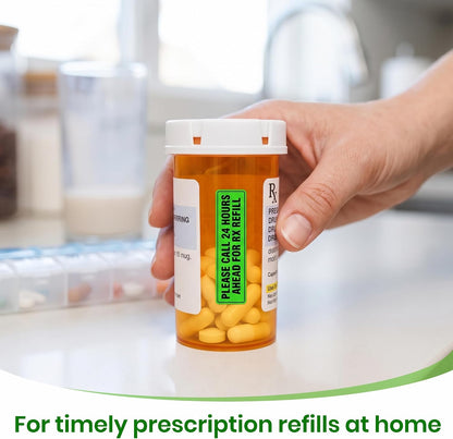 Date Opened Medication Instruction Lables Stickers 0.78 x 1.57 Inch