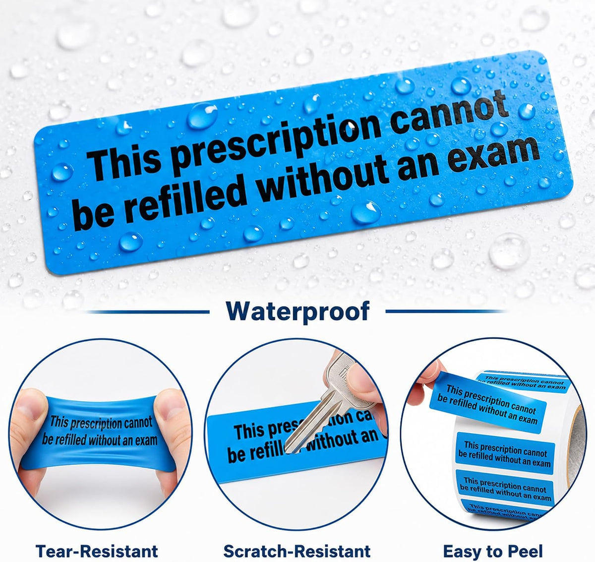 Date Opened Medication Instruction Lables Stickers 0.78 x 1.57 Inch
