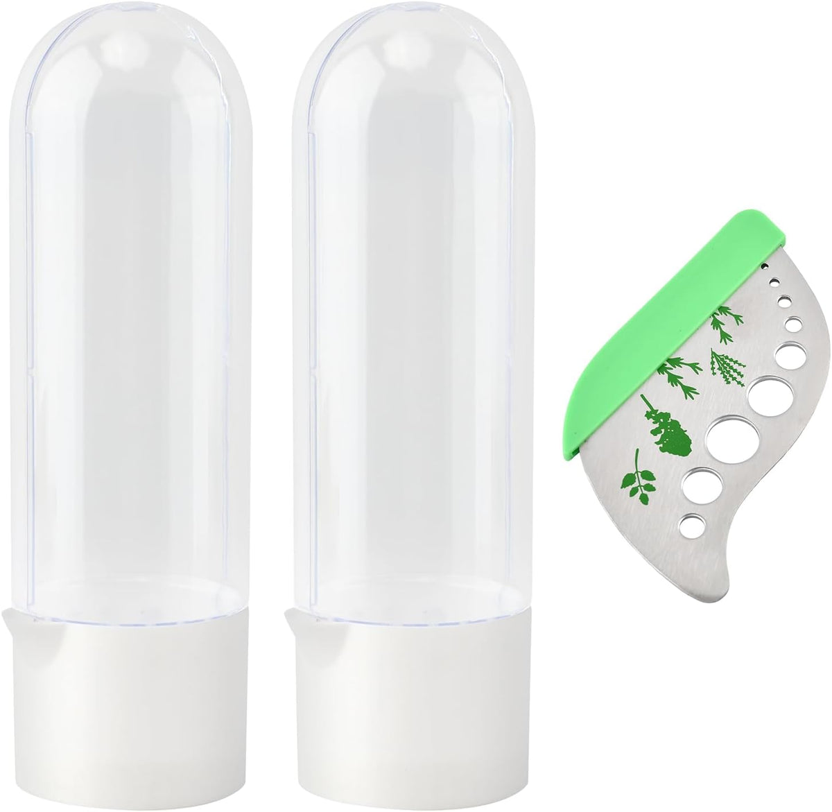 Herb Keeper for Refrigerator with Herb Peeler - Herbs Saver & Vegetable Preservation Container, Extends Freshness Up to 2-3 Weeks for Cilantro, Basil, Parsley, Mint & Greens