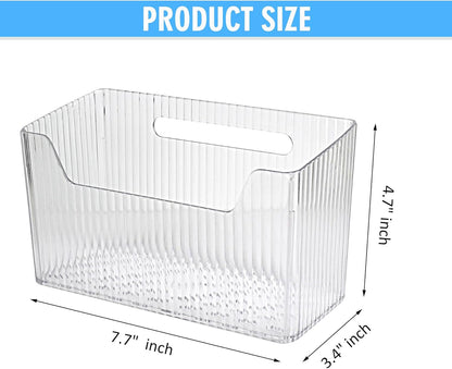 2 Pack Adhesive Cabinet Door Organizer Storage Caddy, Clear Lid Organizer Inside Cabinet Wall Mounted Pantry Door Caddy for Food Container Lid Kitchen Under Sink Basket (Clear)
