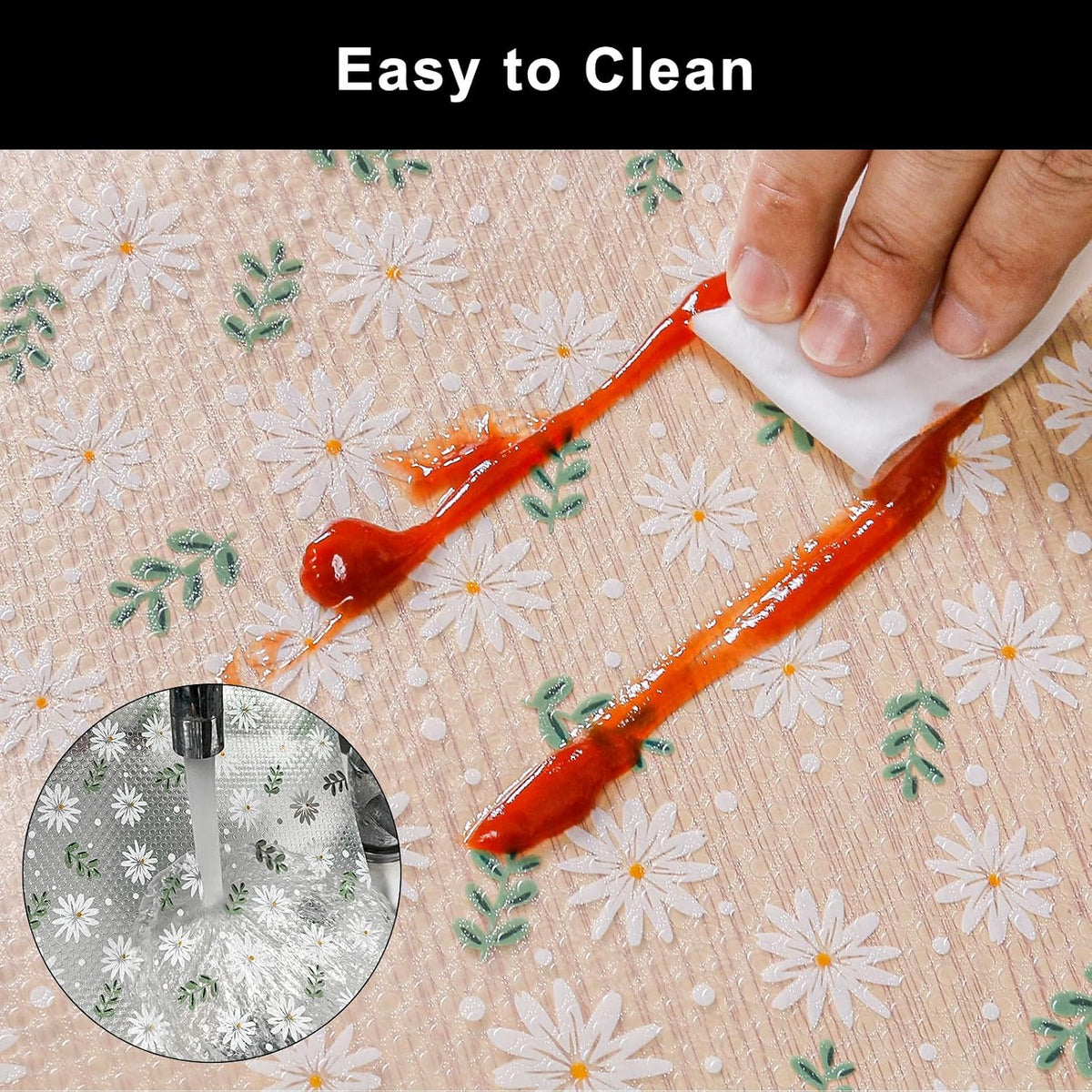 Shelf Liner – Premium Non-Adhesive Cabinet & Drawer Liner for Kitchen – Waterproof Shelf Paper with Modern Pattern – Durable EVA Cabinet Mat – Easy to Cut （11.8" W x 120" L）