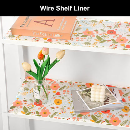Shelf Liner – Premium Non-Adhesive Cabinet & Drawer Liner for Kitchen – Waterproof Shelf Paper with Modern Pattern – Durable EVA Cabinet Mat – Easy to Cut （11.8" W x 120" L）