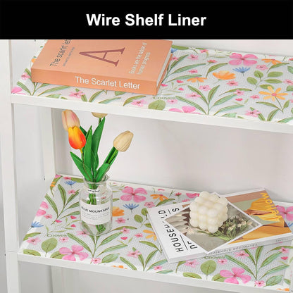 Shelf Liner – Premium Non-Adhesive Cabinet & Drawer Liner for Kitchen – Waterproof Shelf Paper with Modern Pattern – Durable EVA Cabinet Mat – Easy to Cut （11.8" W x 120" L）
