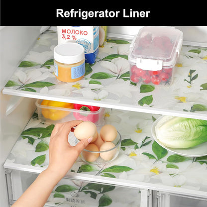 Shelf Liner – Premium Non-Adhesive Cabinet & Drawer Liner for Kitchen – Waterproof Shelf Paper with Modern Pattern – Durable EVA Cabinet Mat – Easy to Cut （11.8" W x 120" L）