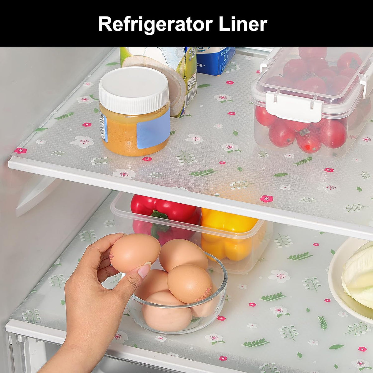 Shelf Liner – Premium Non-Adhesive Cabinet & Drawer Liner for Kitchen – Waterproof Shelf Paper with Modern Pattern – Durable EVA Cabinet Mat – Easy to Cut （11.8" W x 120" L）