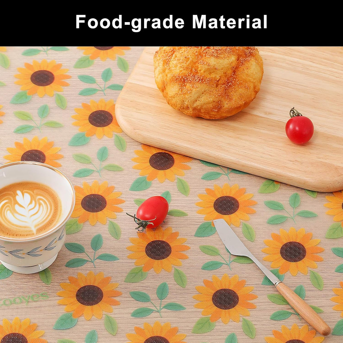 Shelf Liner – Premium Non-Adhesive Cabinet & Drawer Liner for Kitchen – Waterproof Shelf Paper with Modern Pattern – Durable EVA Cabinet Mat – Easy to Cut （11.8" W x 120" L）