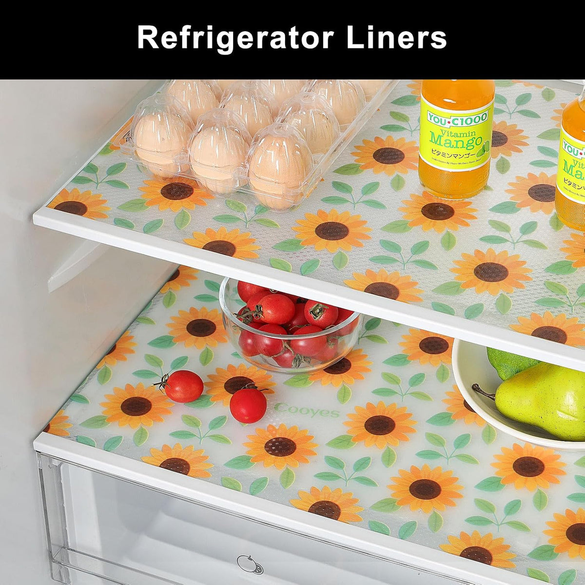 Shelf Liner – Premium Non-Adhesive Cabinet & Drawer Liner for Kitchen – Waterproof Shelf Paper with Modern Pattern – Durable EVA Cabinet Mat – Easy to Cut （11.8" W x 120" L）