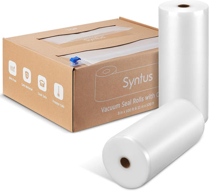 11" x 150' Vacuum Sealer Bags for Food Seal Rolls with Cutter