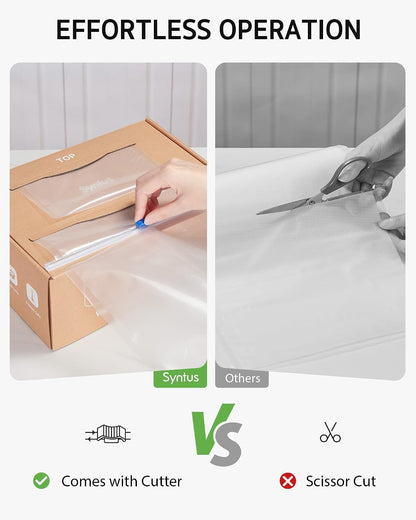 11" x 150' Vacuum Sealer Bags for Food Seal Rolls with Cutter