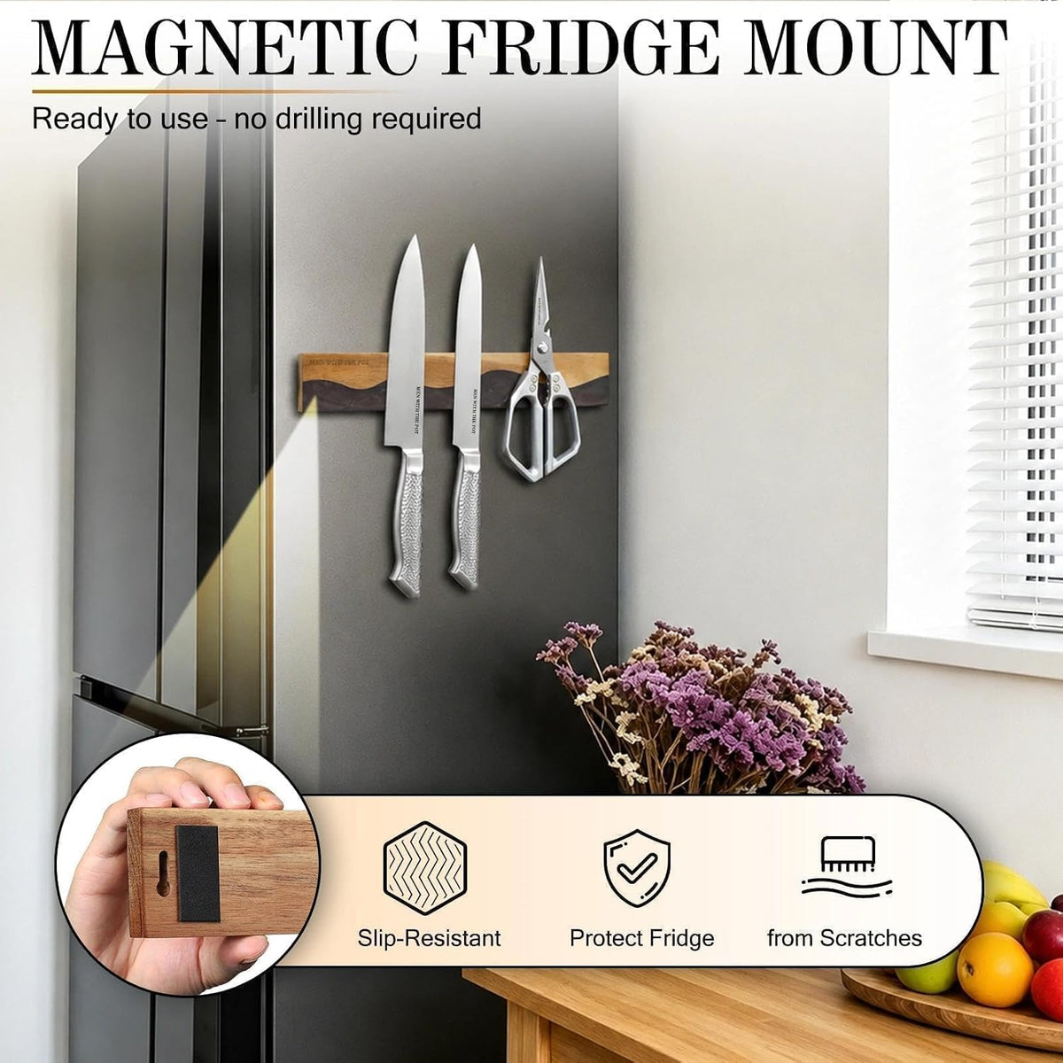 16" Magnetic Knife Holder for Wall, Magnetic Knife Strips