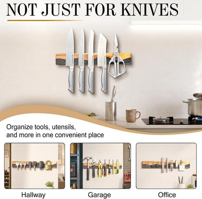 16" Magnetic Knife Holder for Wall, Magnetic Knife Strips