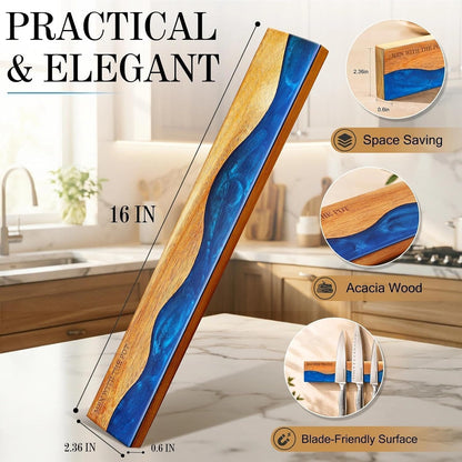 16" Magnetic Knife Holder for Wall, Magnetic Knife Strips