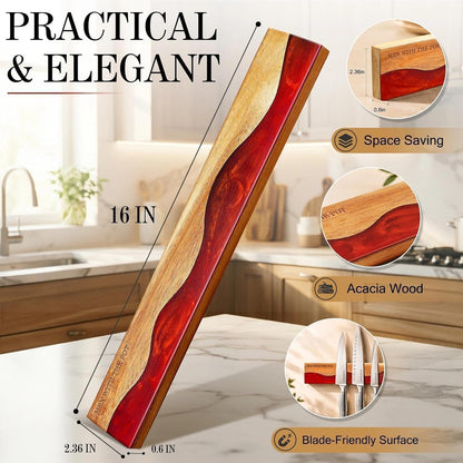 16" Magnetic Knife Holder for Wall, Magnetic Knife Strips