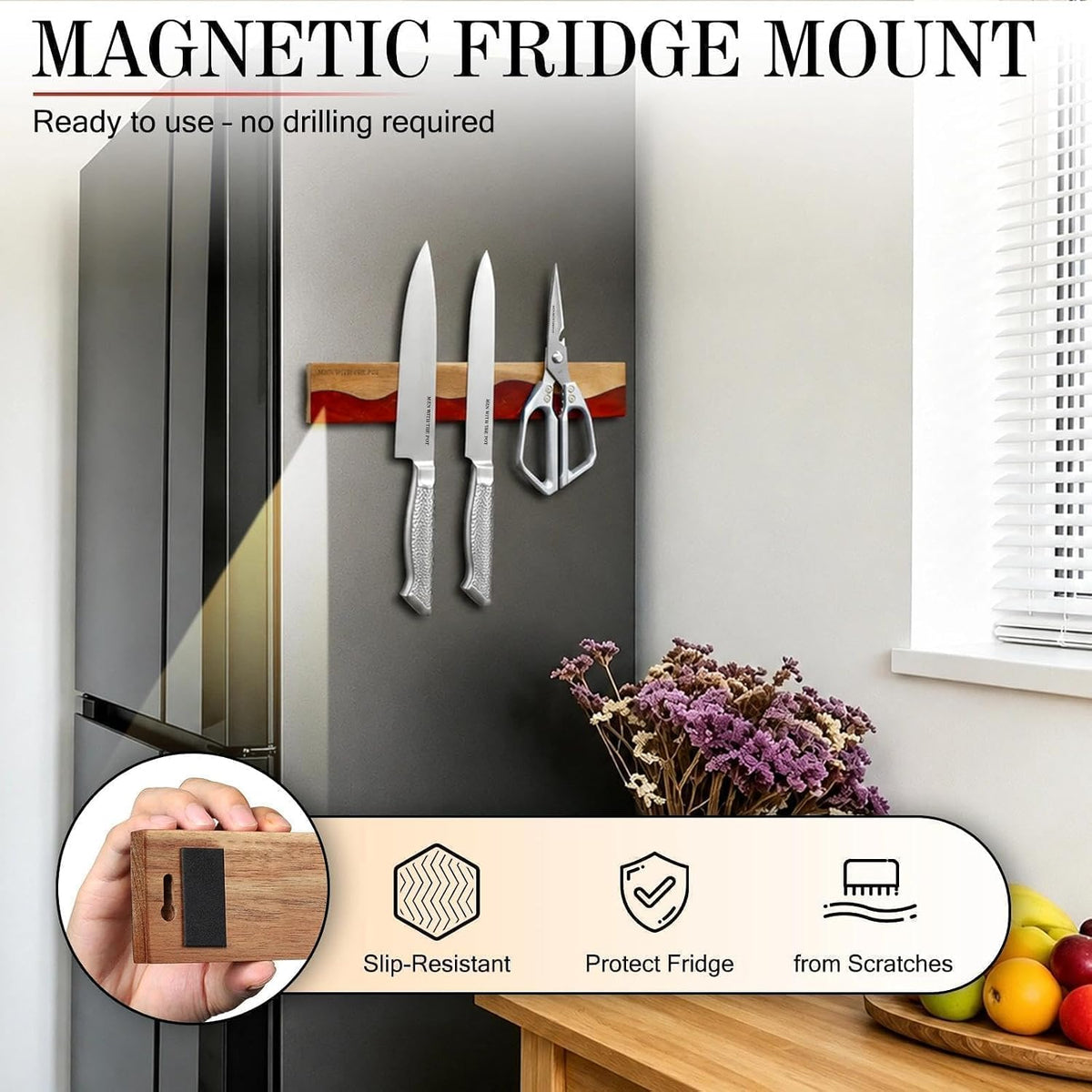 16" Magnetic Knife Holder for Wall, Magnetic Knife Strips