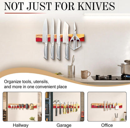 16" Magnetic Knife Holder for Wall, Magnetic Knife Strips