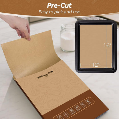 360 Count 12"x 16" Heavy Duty Parchment Paper Sheets for Baking