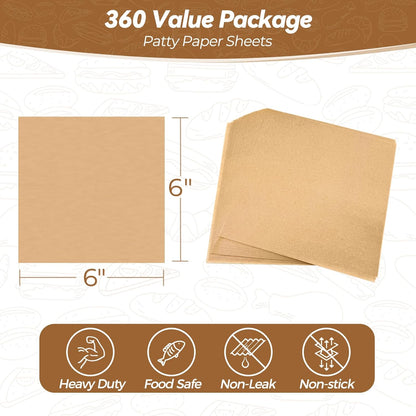 360 Count 12"x 16" Heavy Duty Parchment Paper Sheets for Baking
