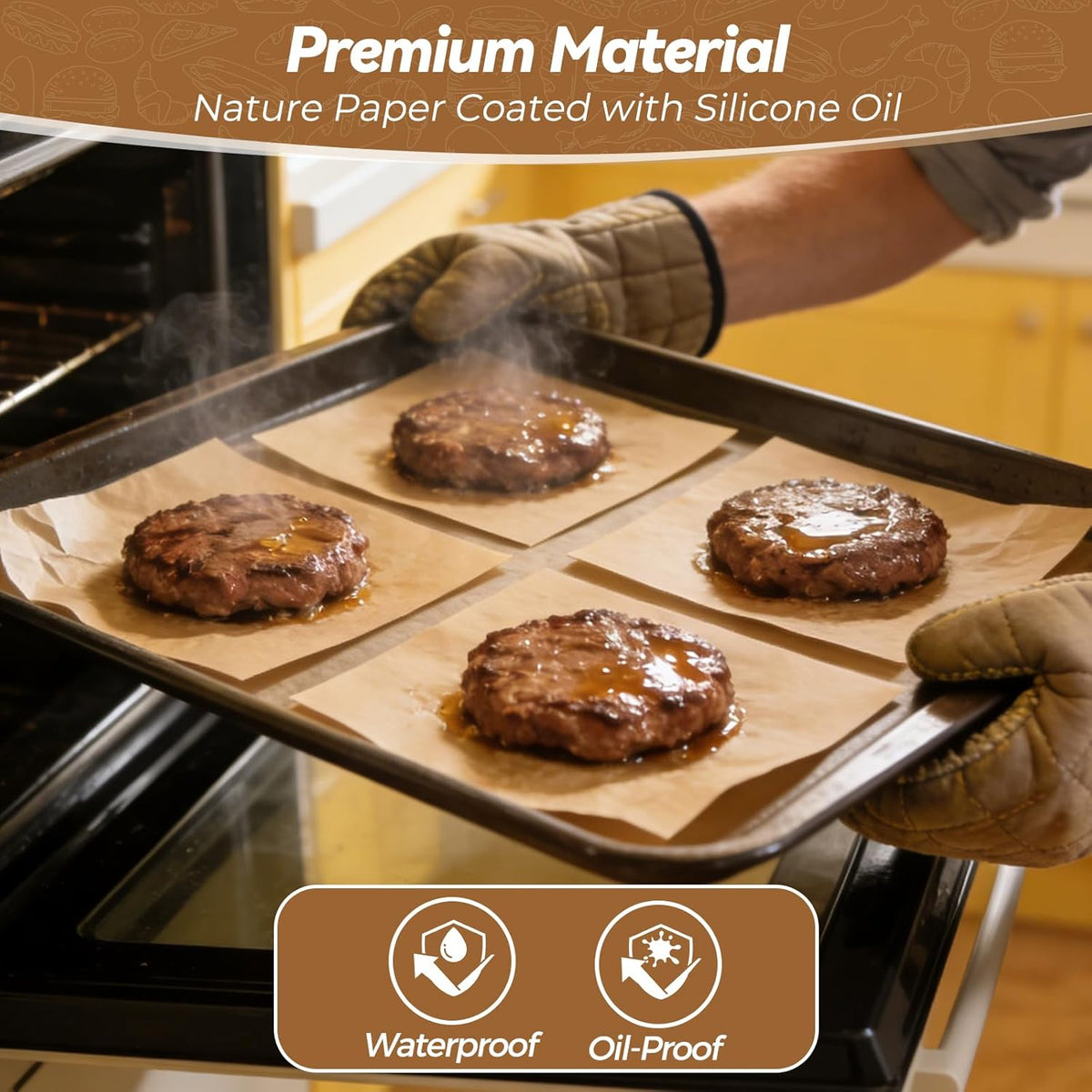 360 Count 12"x 16" Heavy Duty Parchment Paper Sheets for Baking