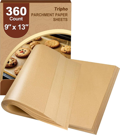 360 Count 12"x 16" Heavy Duty Parchment Paper Sheets for Baking