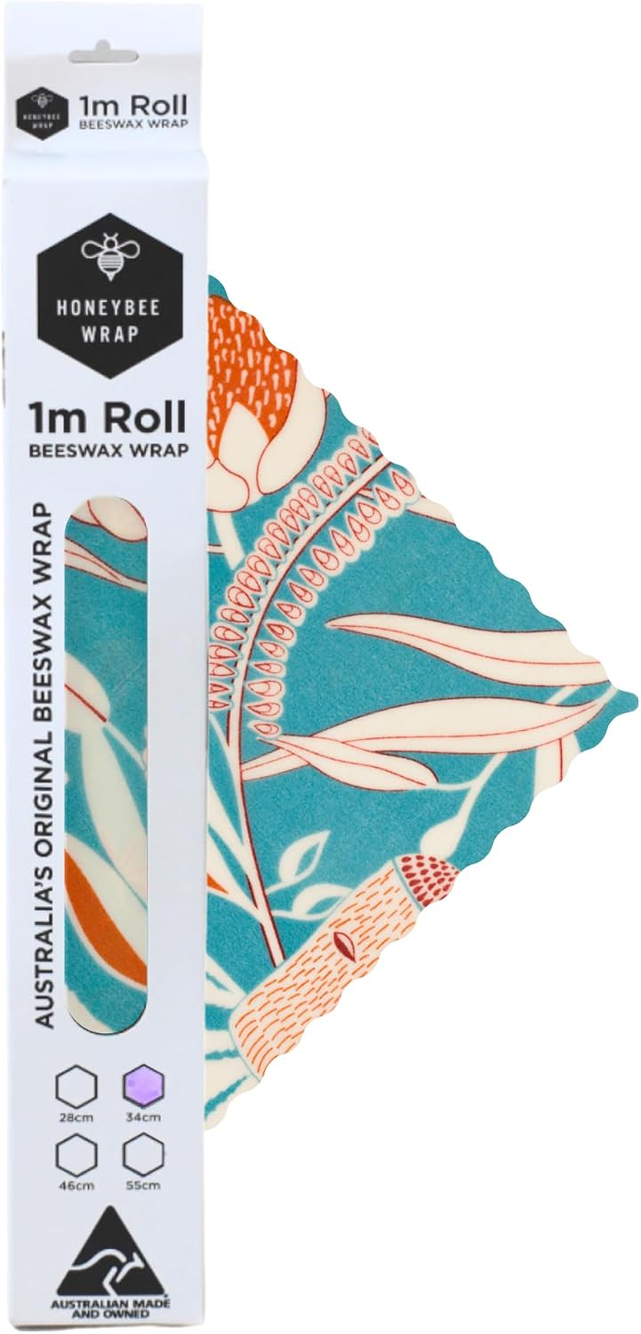 Reusable Beeswax Wraps for Food | | Eco Friendly, Organic, Biodegradable, Plastic Free, Bee's Wrap Bowl Covers and Food Storage | Cling Wrap Alternative