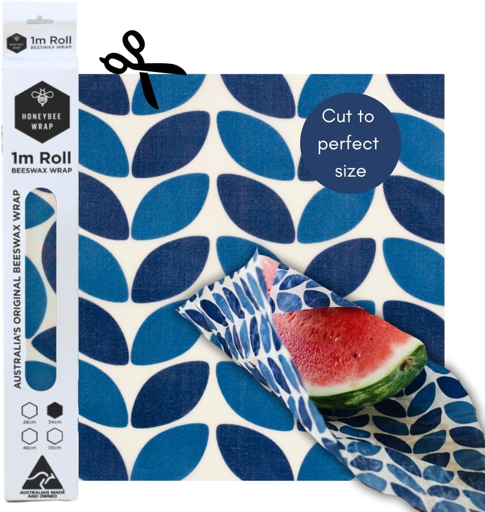 Reusable Beeswax Wraps for Food | | Eco Friendly, Organic, Biodegradable, Plastic Free, Bee's Wrap Bowl Covers and Food Storage | Cling Wrap Alternative