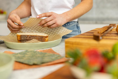 Reusable Beeswax Wraps for Food | | Eco Friendly, Organic, Biodegradable, Plastic Free, Bee's Wrap Bowl Covers and Food Storage | Cling Wrap Alternative